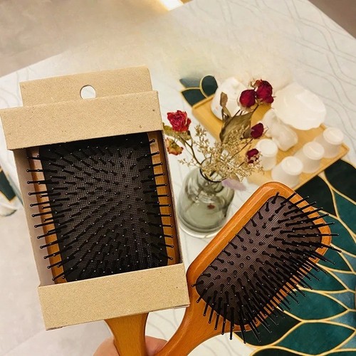 Aveda wooden hair - aveda, paddle